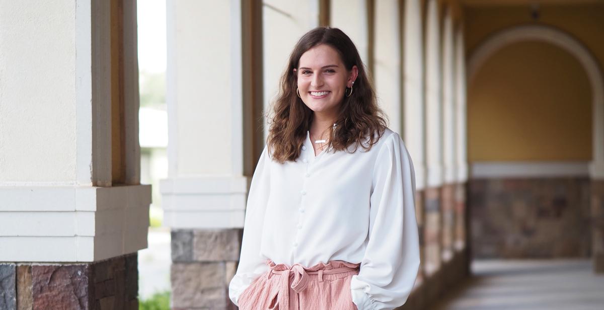 Jensen Graddick is a senior human resources specialist for the City of Daphne. She began an internship with the city while a junior in the Mitchell College of Business, then accepted a job even before she graduated. “It all fell into place,” she said. data-lightbox='featured'